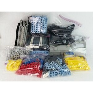 HUGE Lot Of Random Rokenbok Parts Accessories Chutes Bases Blocks 100s of Pieces